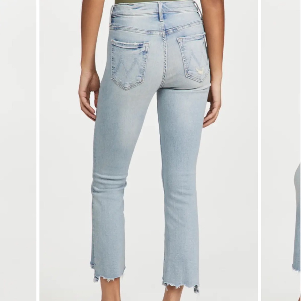 MOTHER The Insider Crop Step Chew Jeans